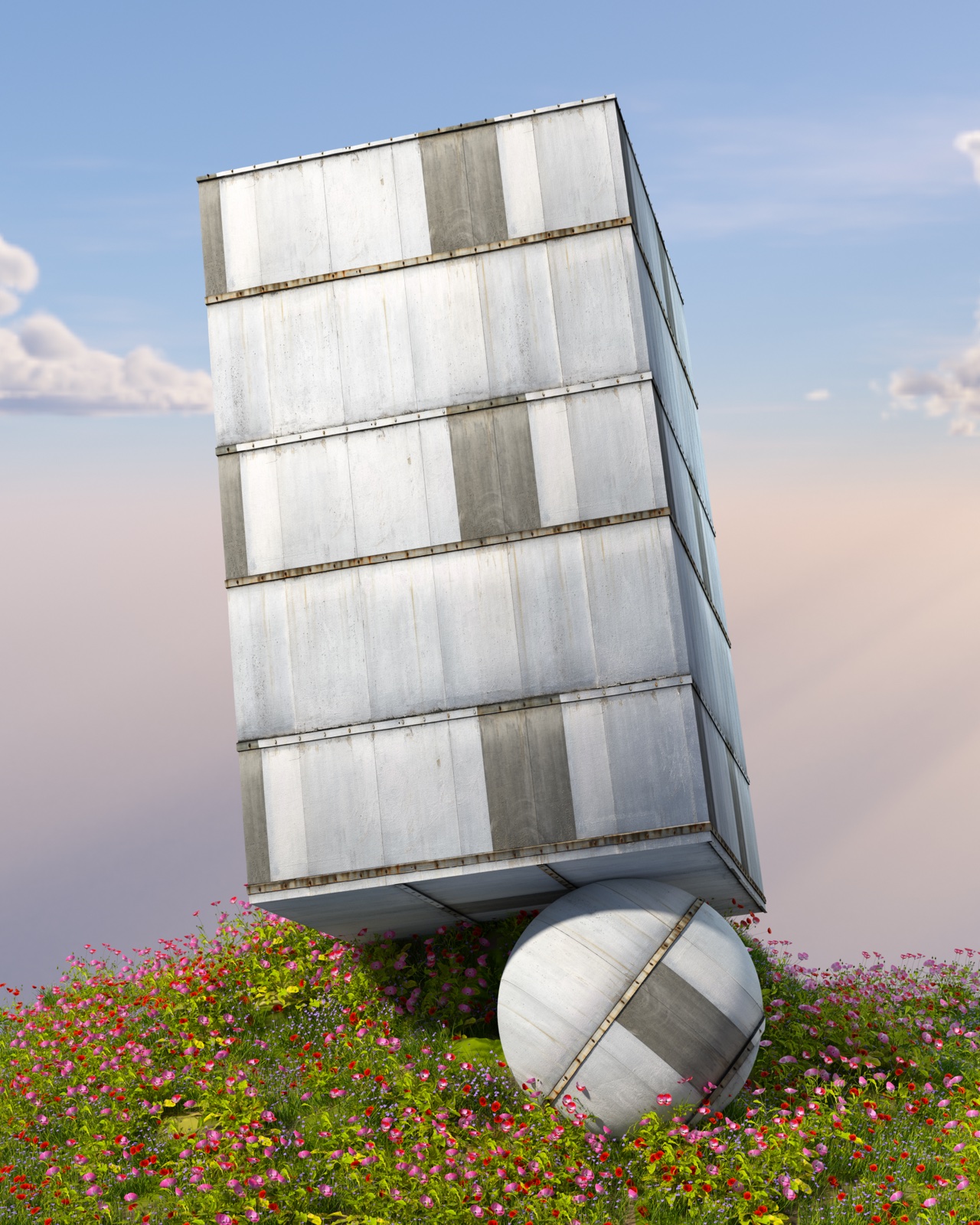 Leaning Pillar